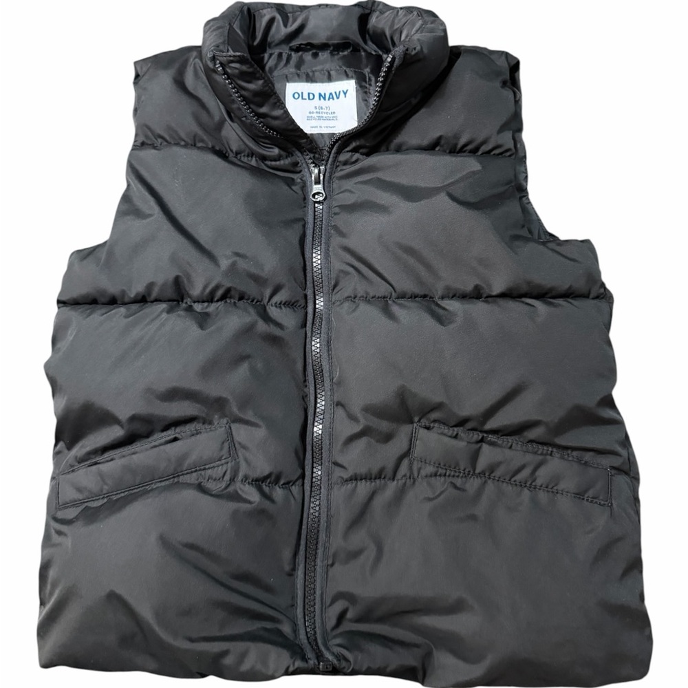 Old Navy Gray Quilted Puffer Vest. Hardly worn.